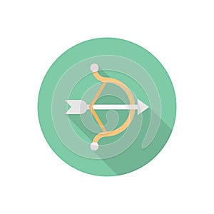 Arrow vector flat color  icon
