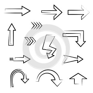 Arrow vector illustration icon