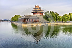 Arrow Watch Tower Gugong Forbidden City Palace Beijing China