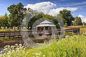 Arrowbrook Park Boardwalk Herndon Virginia