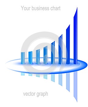Arrowed business chart