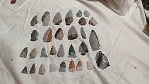 Arrowheads tips points native American