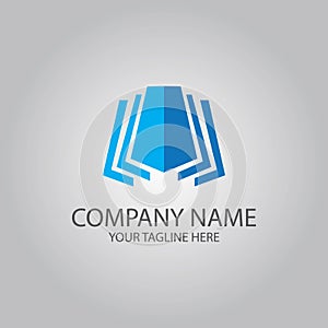 Arrown down icon for business logo