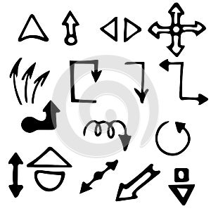 Arrows vector set