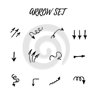 Arrows vector set