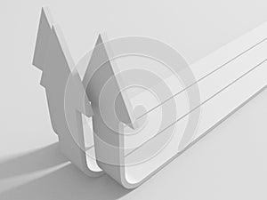 Arrows abstract marketing empty background
