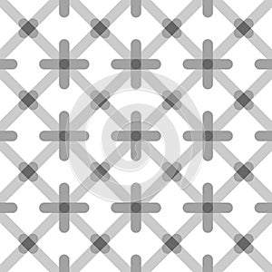 Arrows and crosses pattern. Vector illustration, flat design