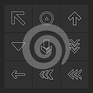 arrows , directions , pointer , arrow , user interface , pointer