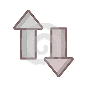 Arrows   fill inside vector icon which can easily modify or edit photo