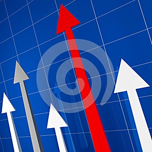 Arrows financial stat