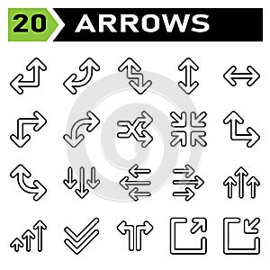 Arrows icon set include arrow, arrows, right, direction, arrow right, up, arrow up, down, arrow down, left, arrow left, transfer,