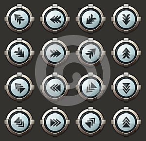 Arrows icons set