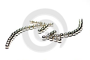 Arrows from metal balls