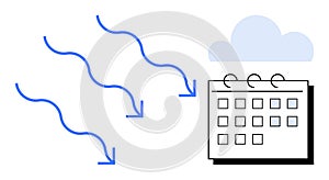 Cloud-based Scheduling with Data Flow and Calendar System
