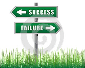 Arrows success failure.