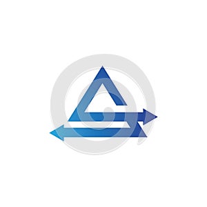 Arrows vector illustration icon