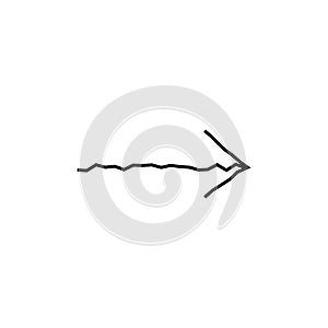 Arrows on white background ,arrows vector set,direction icon
