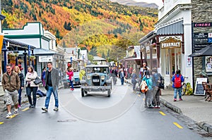 Arrowtown Autumn Festival on Buckingham Street.