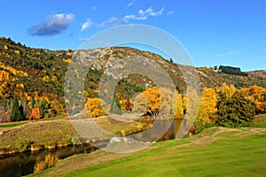 Arrowtown in South Island New Zealand.