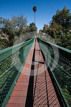 Arroyo Grande Suspension Bridge in California photo