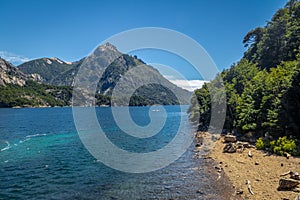 Arroyo La Angostura Beach at Circuito Chico - Bariloche, Patagonia, Argentina photo