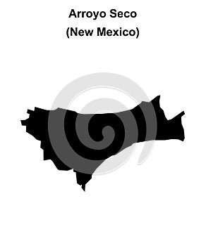 Arroyo Seco outline map