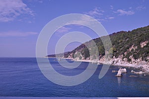 The Arsanas Giovanitsa (port building) of Hilandar Monastery is a monastery built on Mount Athos photo
