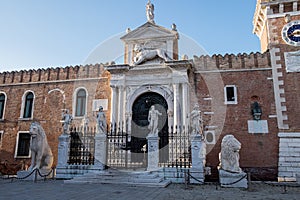 Arsena building in Venice