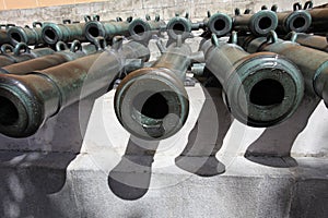 The Arsenal canons. Moscow Kremlin