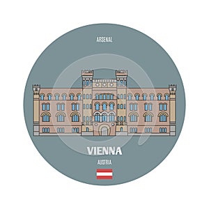 Arsenal in Vienna, Austria. Architectural symbols of European cities photo