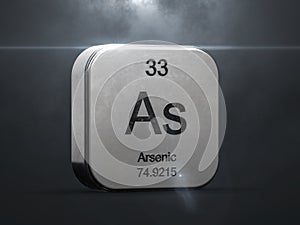 Arsenic element from the periodic table