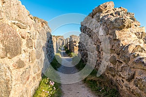 The arsenic labyrinth walls, Botallack tin mine, Cornwall