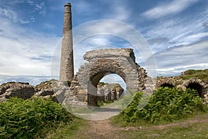 Arsenic works opposite the Botallack Mine count house.