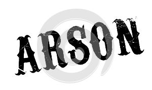 Arson rubber stamp