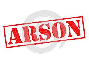 ARSON Rubber Stamp