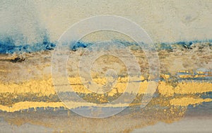 Art Abstract flow blot watercolor horizontal smoke background. Marble texture. Alcohol ink colors