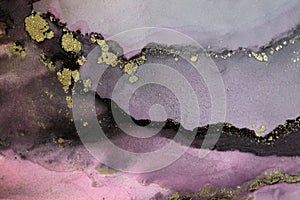 Art Abstract paint blots background. Alcohol ink colors. Marble texture