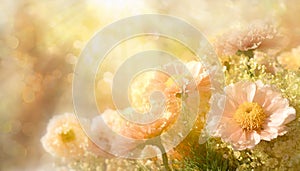 art abstract spring background or summer background with fresh grass