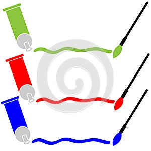 Art appliences. Vector illustration.