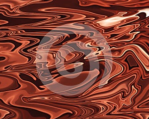 Art background. Look like a coffee mixing with milk. Brown color use liquify