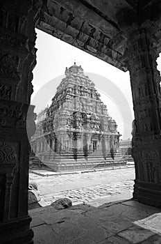 Art and buildings in ancient Hinduism temple,  India