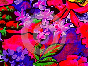 Art callasic flowers colors designe