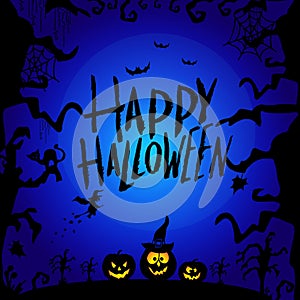 Art card for Happy Halloween