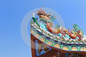 Art of Chinese temple roof