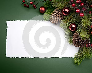 Art Christmas greeting card photo