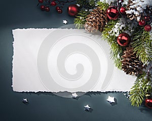 Art Christmas greeting card