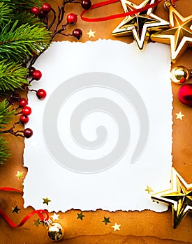 Art Christmas greeting card