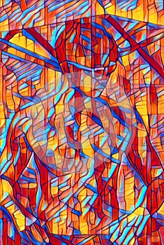 Color of abstract background