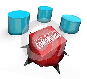Art of Compromise Square Peg Round Hole Settle Differences photo