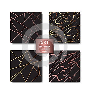 Art Deco background collection